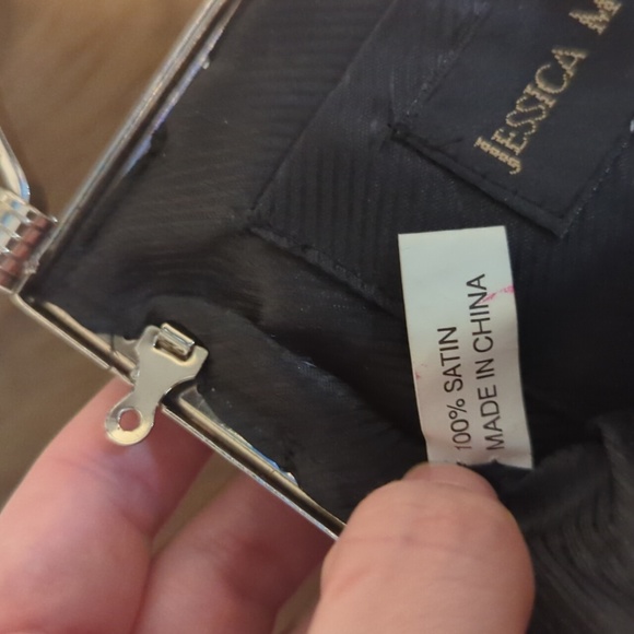 Jessica McClintock Vintage Beaded Cocktail Purse Clutch - Picture 4 of 7